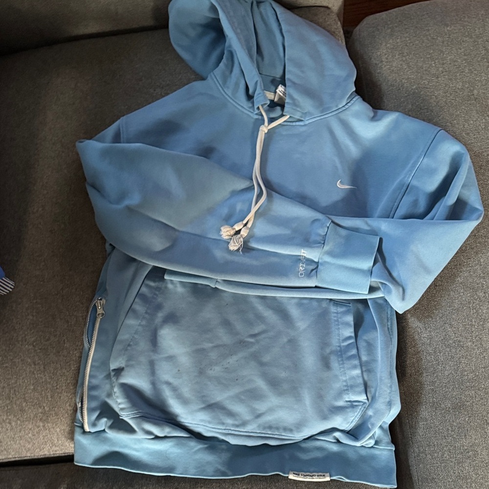 Nike Men's Light Blue Hoodie